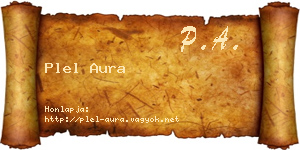 Plel Aura névjegykártya